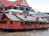 DSC 1459  Cette jonque sur la Chao Phraya ne sert pas au transport mais a été transformée en restaurant