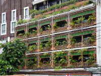 DSC 1107  Un immeuble vert de l'avenue Petchburi