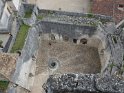 La cour intérieure vu du sommet du donjon