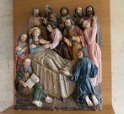 Dormition de la Vierge (bois sculpté en haut-relief polychrome)
