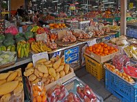 Marché : fruits et légumes