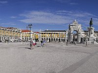 Panoramique depuis le bord du tage