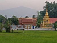 Vue du village et de son temple