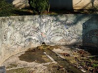 Mosaïque du mur de soutènement de la source