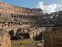 Détail de l'hypogée (sous-sol de l'arène)