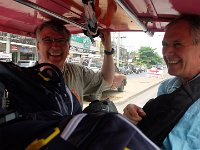 Sukhothai : le tuktuk qui nous amène de la gare au gite