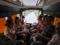 Chiang Mai : Dans un songthaew  pour la randonnée en montagne : Nous, Transport