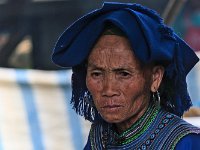 AF-P-2 Femme Hmong bleu  AF-P-2 30x45