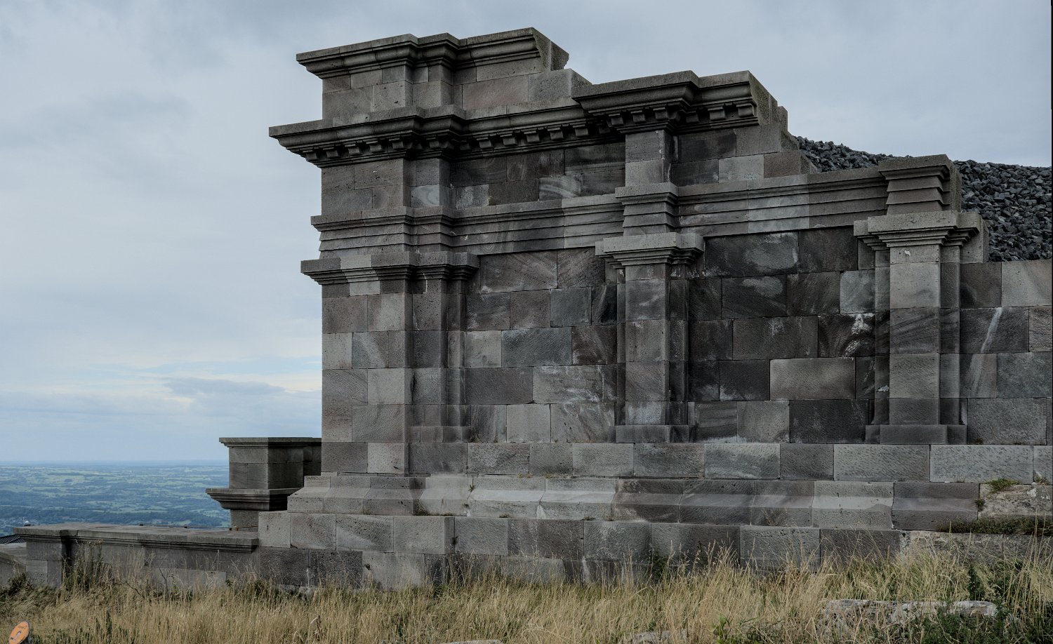 Le temple de Mercure - 1ère tranche de reconstruction