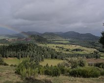 Arc en ciel sur la chaîne des puits