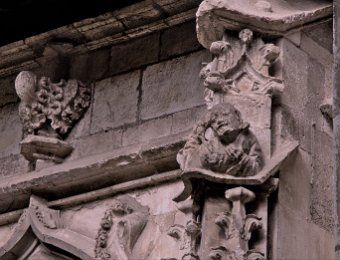 La façade nord, détail