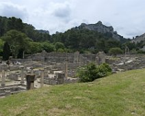 Vue panoramique depuis l'entrée du site