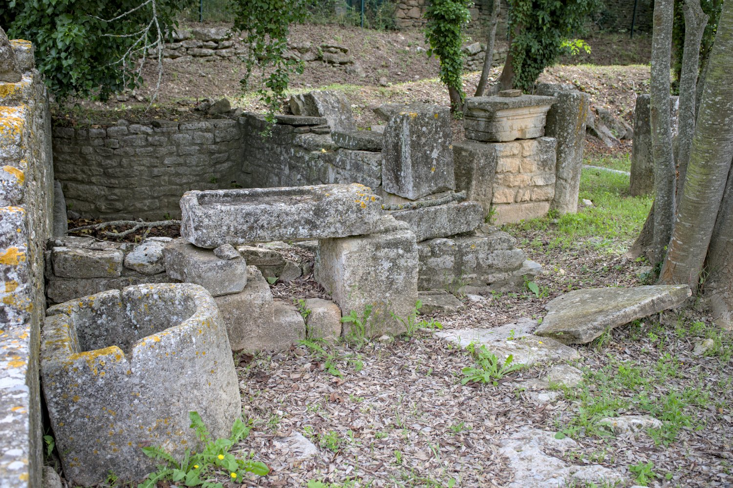 Vestiges à proximité des thermes