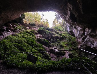 Porche vue de l'intérieur