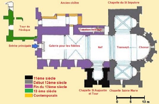 Plan de la cathédrale