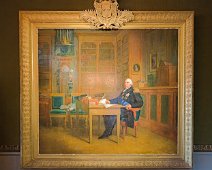 Le roi Louis XVI méditant sur la charte au château des Tuileries