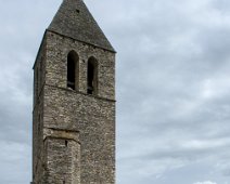 L'ancien donjon du château converti en clocher