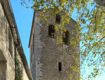 Entrée de l'abbaye - Clocher de l'abbatiale