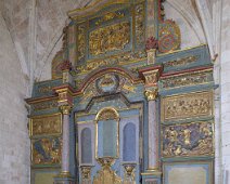 DSCF1377  L'église Notre Dame - Rétable de la Chapelle latérale