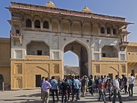 La porte du soleil, vue de la cour d'accueil