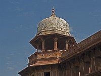 Palais de Jahangii, coupole de la façade