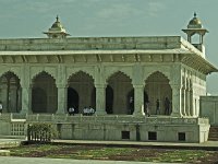 Diwan-I-Khas ( hall des audiences privées)  Les empereurs moghol y recevaient les courtisans et invités d'état