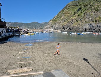 La plage et le port