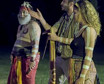 Goompi, Francis Collie  et une danseuse (Wahwoon ou Wahwong)