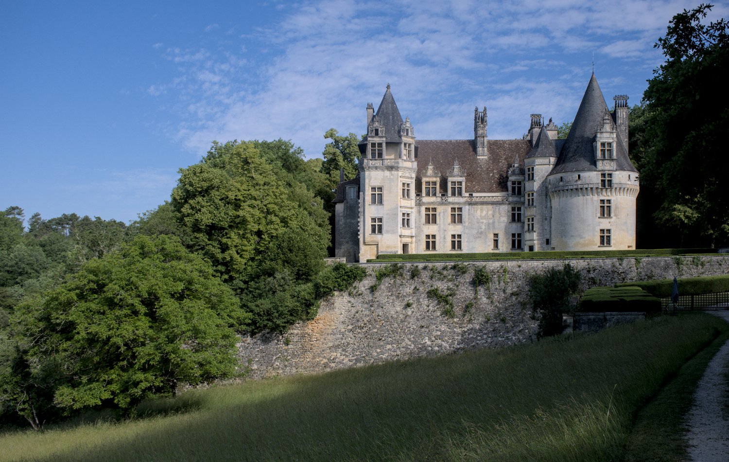 Le château dans son environnement