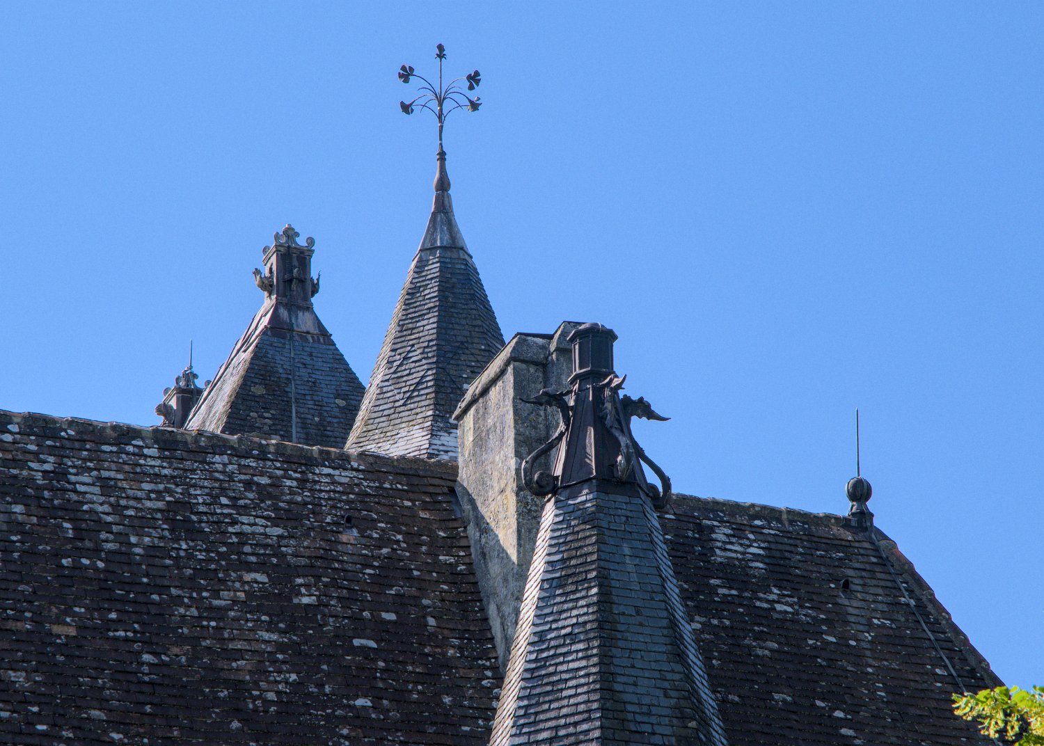 Détail des toitures