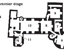Plan du premier étage