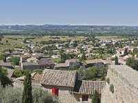 Vue du village et des vignobles