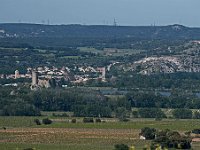 Le château de l'Hers et le village de Roquemaure