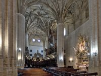 Santa María de la Asunción - Intérieur et Rétable de Saint Félix (à droite)