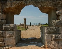 Porte sud ouvrant sur le Cardo Maximus