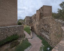 Vue de l'intérieur des remparts