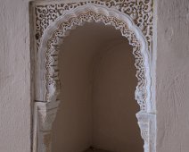 Torre de Maldonado - alcove orientale  Les décorations nasrides sont en plâtre