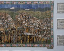 Carte de la ville en mosaïque