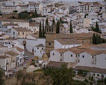 Vue sur la ville, au centre l'église del Padre Jesùs