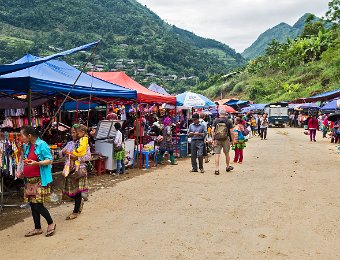 Vue générale du marché (très partielle)