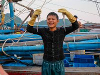 Calmar pêchés par les lamparos